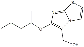 [6-(1,3-dimethylbutoxy)imidazo[2,1-b][1,3]thiazol-5-yl]methanol Struktur