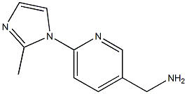 [6-(2-methyl-1H-imidazol-1-yl)pyridin-3-yl]methylamine Struktur