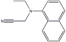 [ethyl(1-naphthyl)amino]acetonitrile Struktur