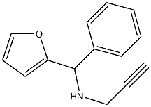 [furan-2-yl(phenyl)methyl](prop-2-yn-1-yl)amine Struktur