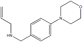 {[4-(morpholin-4-yl)phenyl]methyl}(prop-2-en-1-yl)amine Struktur