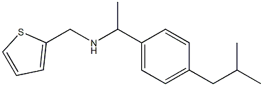 {1-[4-(2-methylpropyl)phenyl]ethyl}(thiophen-2-ylmethyl)amine Struktur