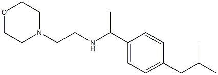 {1-[4-(2-methylpropyl)phenyl]ethyl}[2-(morpholin-4-yl)ethyl]amine Struktur