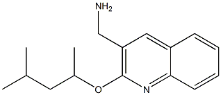 {2-[(4-methylpentan-2-yl)oxy]quinolin-3-yl}methanamine Struktur