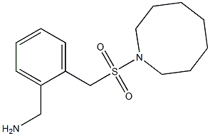 {2-[(azocane-1-sulfonyl)methyl]phenyl}methanamine Struktur