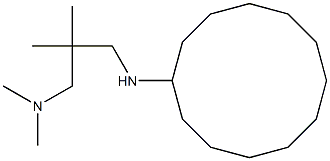 {2-[(cyclododecylamino)methyl]-2-methylpropyl}dimethylamine Struktur