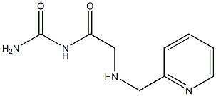 {2-[(pyridin-2-ylmethyl)amino]acetyl}urea Struktur