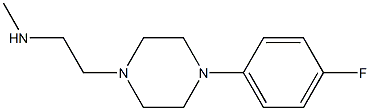 {2-[4-(4-fluorophenyl)piperazin-1-yl]ethyl}(methyl)amine Struktur