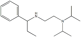 {2-[bis(propan-2-yl)amino]ethyl}(1-phenylpropyl)amine Struktur