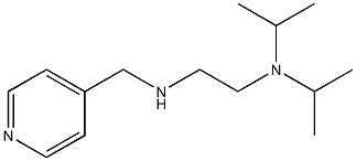 {2-[bis(propan-2-yl)amino]ethyl}(pyridin-4-ylmethyl)amine Struktur