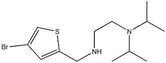 {2-[bis(propan-2-yl)amino]ethyl}[(4-bromothiophen-2-yl)methyl]amine Struktur