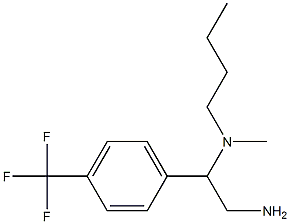 {2-amino-1-[4-(trifluoromethyl)phenyl]ethyl}(butyl)methylamine Struktur