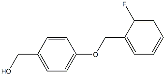 {4-[(2-fluorophenyl)methoxy]phenyl}methanol Struktur