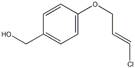 {4-[(3-chloroprop-2-en-1-yl)oxy]phenyl}methanol Struktur