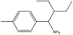 1-(1-amino-2-ethylbutyl)-4-methylbenzene Struktur