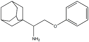 1-(1-amino-2-phenoxyethyl)adamantane Struktur