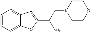 1-(1-benzofuran-2-yl)-2-(morpholin-4-yl)ethan-1-amine Struktur