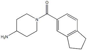 1-(2,3-dihydro-1H-inden-5-ylcarbonyl)piperidin-4-amine Struktur