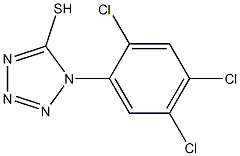 1-(2,4,5-trichlorophenyl)-1H-1,2,3,4-tetrazole-5-thiol Struktur