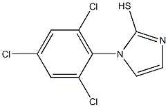 1-(2,4,6-trichlorophenyl)-1H-imidazole-2-thiol Struktur