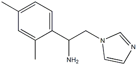 1-(2,4-dimethylphenyl)-2-(1H-imidazol-1-yl)ethanamine Struktur