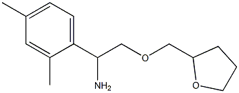 1-(2,4-dimethylphenyl)-2-(oxolan-2-ylmethoxy)ethan-1-amine Struktur