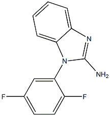 1-(2,5-difluorophenyl)-1H-1,3-benzodiazol-2-amine Struktur