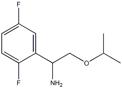 1-(2,5-difluorophenyl)-2-(propan-2-yloxy)ethan-1-amine Struktur