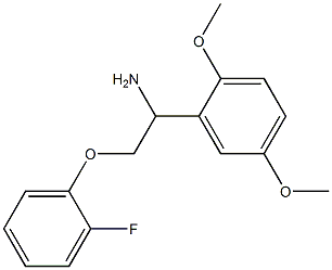 1-(2,5-dimethoxyphenyl)-2-(2-fluorophenoxy)ethanamine Struktur