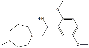 1-(2,5-dimethoxyphenyl)-2-(4-methyl-1,4-diazepan-1-yl)ethan-1-amine Struktur