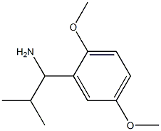 1-(2,5-dimethoxyphenyl)-2-methylpropan-1-amine Struktur