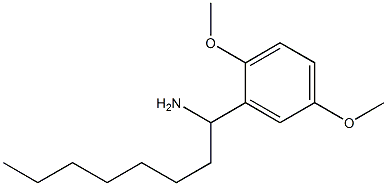 1-(2,5-dimethoxyphenyl)octan-1-amine Struktur