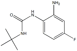 1-(2-amino-4-fluorophenyl)-3-tert-butylurea Struktur