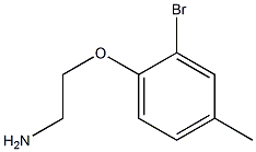 1-(2-aminoethoxy)-2-bromo-4-methylbenzene Struktur