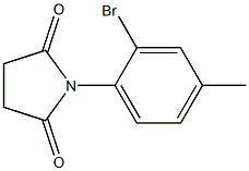 1-(2-bromo-4-methylphenyl)pyrrolidine-2,5-dione Struktur