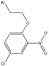 1-(2-bromoethoxy)-4-chloro-2-nitrobenzene Struktur