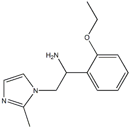 1-(2-ethoxyphenyl)-2-(2-methyl-1H-imidazol-1-yl)ethanamine Struktur