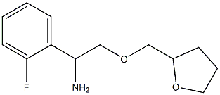 1-(2-fluorophenyl)-2-(oxolan-2-ylmethoxy)ethan-1-amine Struktur