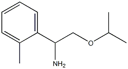 1-(2-methylphenyl)-2-(propan-2-yloxy)ethan-1-amine Struktur