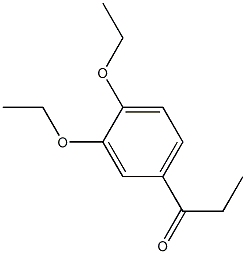 1-(3,4-diethoxyphenyl)propan-1-one Struktur