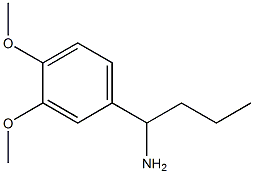 1-(3,4-dimethoxyphenyl)butan-1-amine Struktur