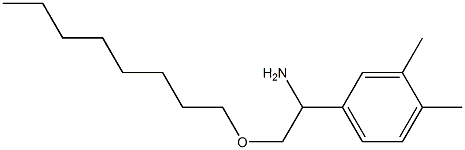 1-(3,4-dimethylphenyl)-2-(octyloxy)ethan-1-amine Struktur