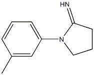 1-(3-methylphenyl)pyrrolidin-2-imine Struktur