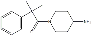 1-(4-aminopiperidin-1-yl)-2-methyl-2-phenylpropan-1-one Struktur