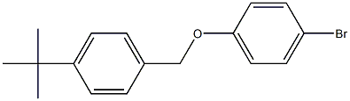 1-(4-bromophenoxymethyl)-4-tert-butylbenzene Struktur