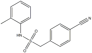 1-(4-cyanophenyl)-N-(2-methylphenyl)methanesulfonamide Struktur