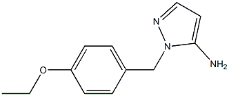 1-(4-ethoxybenzyl)-1H-pyrazol-5-amine Struktur