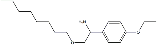 1-(4-ethoxyphenyl)-2-(octyloxy)ethan-1-amine Struktur