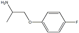 1-(4-fluorophenoxy)propan-2-amine Struktur