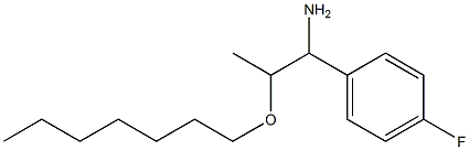 1-(4-fluorophenyl)-2-(heptyloxy)propan-1-amine Struktur